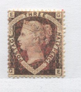 QV 1870 1 1/2d Plate 1 GE mint no gum