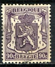Belgium; 1946: Sc. # 281; Used Single Stamp