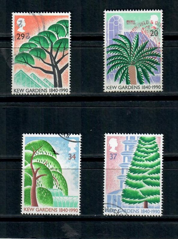 1990 COMMEMORATIVES SET KEW GARDENS USED 150423