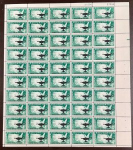 1206  Higher Education MNH 4 c Sheet of 50 FV $2.00  1962