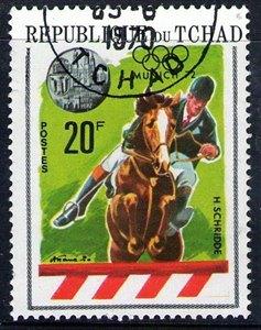 CHAD   1972 MUNICH  OLYMPICS 20f  CTO  	009 