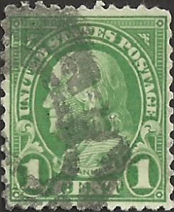 # 632 Used Green Ben Franklin