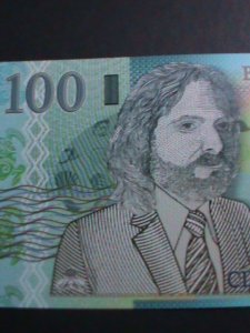 ​AFRICA- 2013-BANK OF KAMBERRA POLYMER-$100 NOTE-UNC- WITH HOLOGRAM FISH-VF