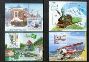 WORLDWIDE (190) Souvenir Sheets & Mini-Sheets ALL Mint Never Hinged