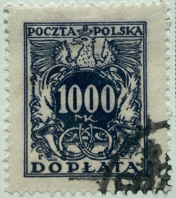 AlexStamps POLAND #J55 VF Used 