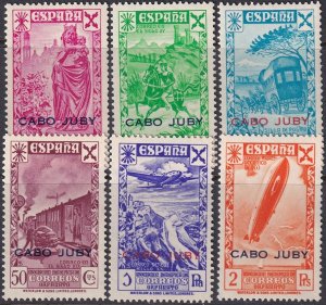 Cape Juby 1943 beneficencia Ed 12-7 set MNH**