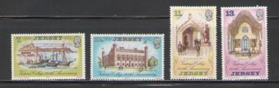 Jersey Sc 179-82 1977 Victoria College stamps NH