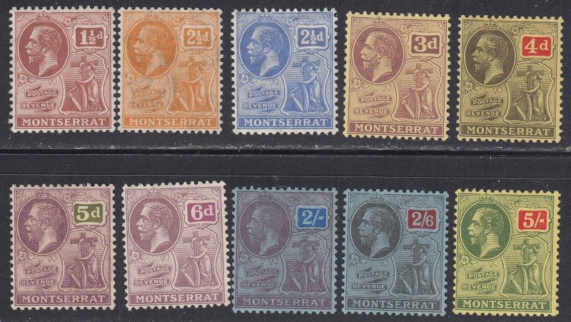 Montserrat #60//74 Mint