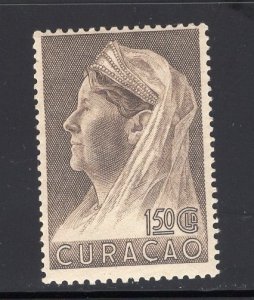 Netherlands Antilles  #142  Curacao 1936 MNH Juliana 1 1/2g