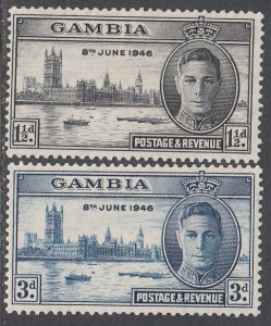 Gambia 144-145 MH CV $0.50