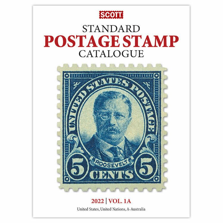 2022 Scott Standard Postage Stamp Catalogue Worldwide (US, A-B) Volume 1 A & B