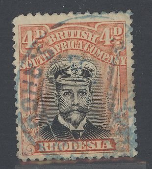 Rhodesia (1890-1923) #125v Used Single