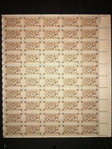 1955 sheet, Fort Ticonderoga Sc# 1071