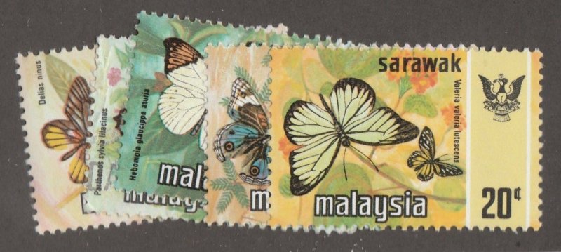 Sarawak  242 - 247  M & U (no 243)