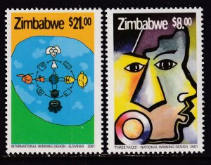 Zimbabwe 895-896 MNH VF