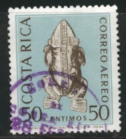 Costa Rica Scott C384 Used 1963 airmail 