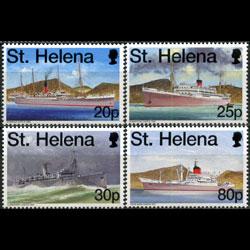 ST.HELENA 1998 - Scott# 707-10 Boats Set of 4 NH