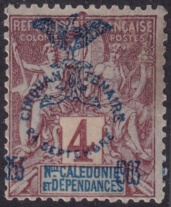 New Caledonia 1903 Sc 68 MH* heavy hinge