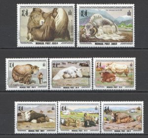 Wb148 1998 Mongolia Fauna Horned Animals 1Set Mnh