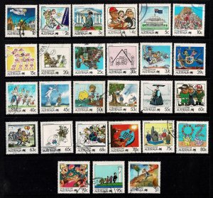 Australia 1988 Living Together  Set of 27 Used -