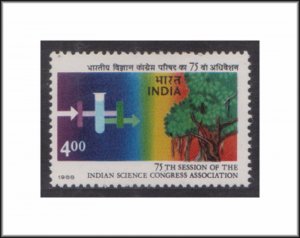 INDIA - 1988 75th SESSION OF THE INDIAN SCIENCE CONGRESS ASSOCIATION - 1V MNH