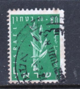 Israel  Scott # 124 used single