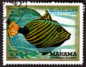 1971, Manama, 10d, Used CTO, Mi 782A