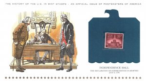 THE HISTORY OF THE U.S. IN MINT STAMPS INDEPENDENCE HALL