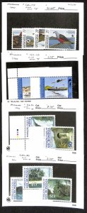 Micronesia, Postage Stamp, #179-80, 182-3, 187-9, 1058a Mint NH, 1996-2014