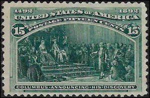 238 Mint,OG,H... SCV $250.00