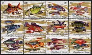 Guinea - Conakry 1971 Fish perf set of 12 unmounted mint ...