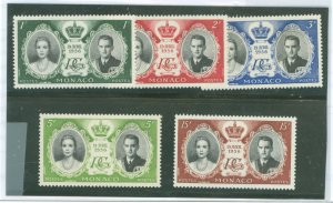 Monaco #366-370 Unused Single (Complete Set)