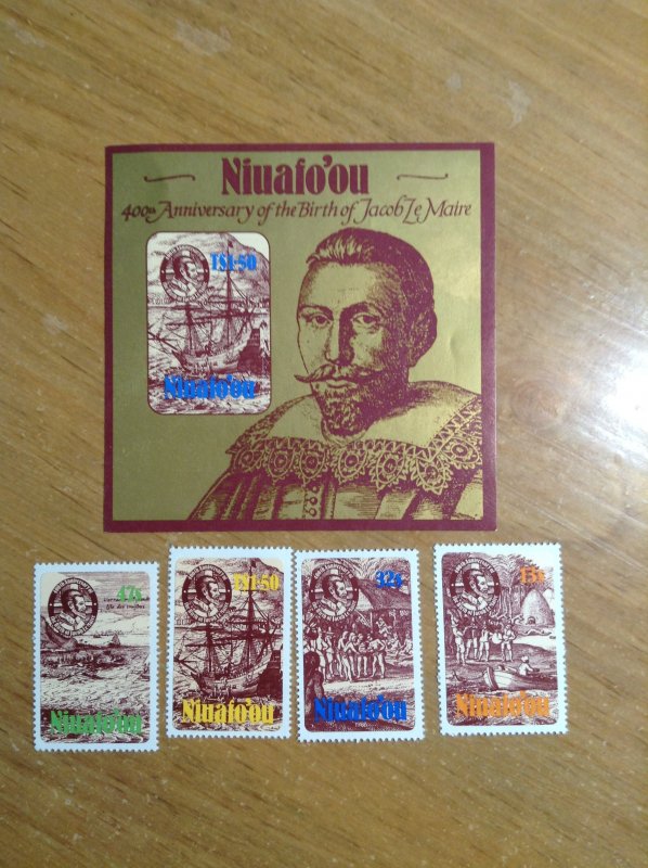 Niuafo'ou (Tonga)  # 51-55  MNH