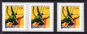 3520 Atlas Statue Single & Pair MNH
