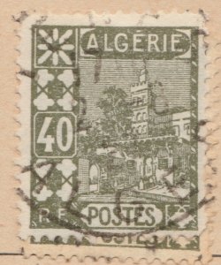 FRENCH COLONY ALGERIA 1926 40c Used Stamp A29P25F33154-