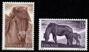 Faroe Islands # 254 - 255 MNH