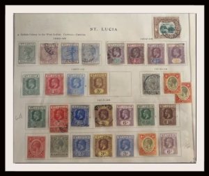 St. Lucia Collection Mint and Used
