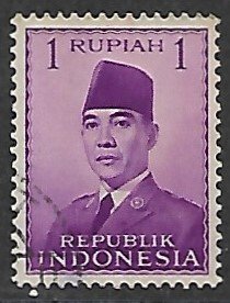 Indonesia # 387 - President Sukarno - used.....{GR46}