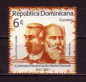 Dominican Rep., Scott cat. 887. National Anthem Composers issue.