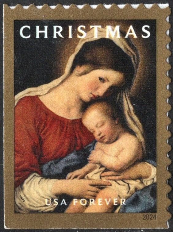 NEW ISSUE (Forever) Christmas Madonna and Child Booklet Single (2024) SA