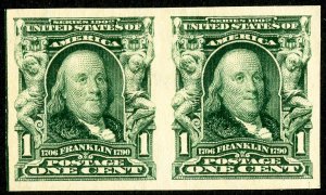 US Stamps # 314 MNH XF Pair