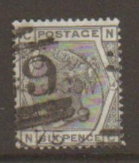 Great Britain #62 Plate #14 used
