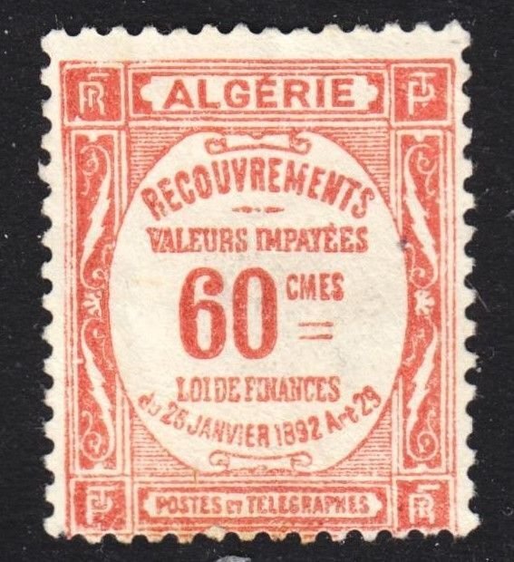 Algeria Scott J15 F+ mint some OG HH.  FREE...