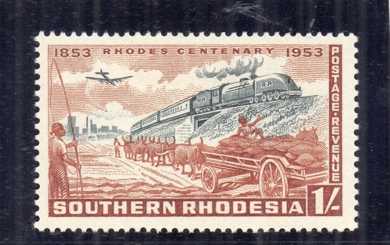 Southern Rhodesia 1953 Early Issue Fine Mint Hinged 1S. NW-199757 