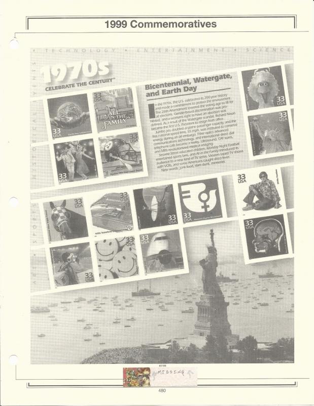 United States 1999 Commemoratives