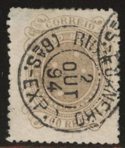 Brazil Scott 107 Used Southern Cross 700 Reis stamp