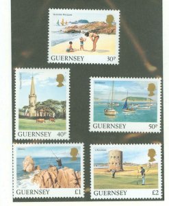 Guernsey #298-302 Unused