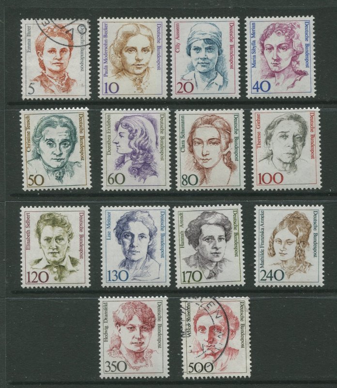 STAMP STATION PERTH Germany #1475-1494 Famous Women Short Set - MNH CV$23.0