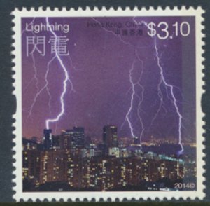 Hong Kong Sc# 1634 SG 1859 MNH Weather Lightning see details  / scans