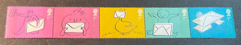 GREAT BRITAIN # 2178-2182(2182a)-MINT/NEVER HINGED-COMPLETE SET/STRIP OF 5--2004